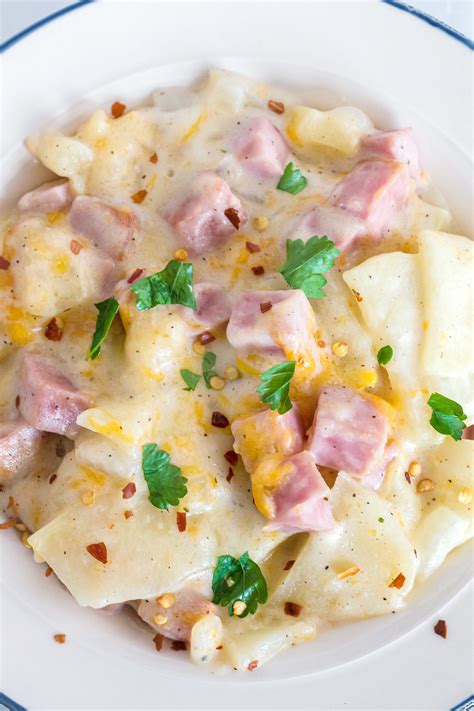 Ham and Scalloped Potato Casserole - Bunny's Warm Oven