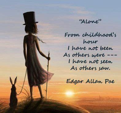 Edgar Allan Poe - "Alone"