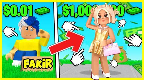 ZENGİN VS FAKİR EN ÇOK TIKLA KAZAN 💸 😍 ROBLOX Rich Clicker | KÜBRA NİSA HAN KANAL - YouTube