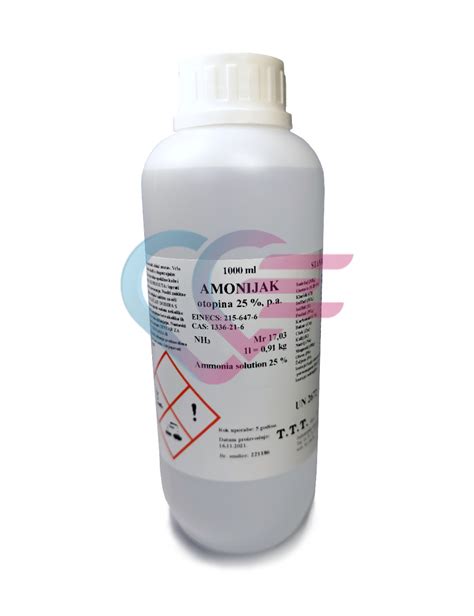 AMONIJAK 25% 1 L - Medicpro