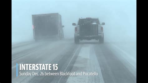 Winter driving conditions, white out on I-15, East Idaho | Idaho Statesman