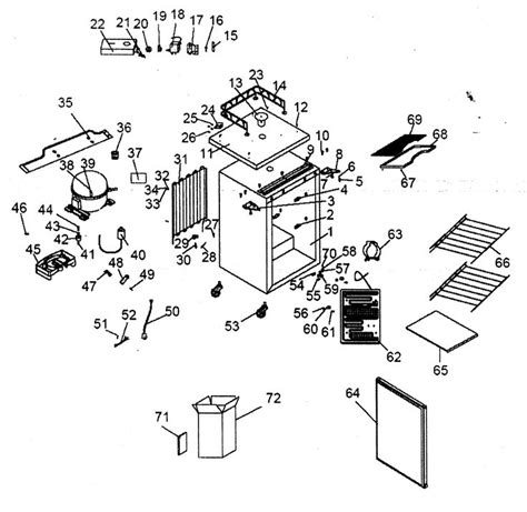 Haier Refrigerator Parts Diagram | Haier refrigerators, Diagram ...