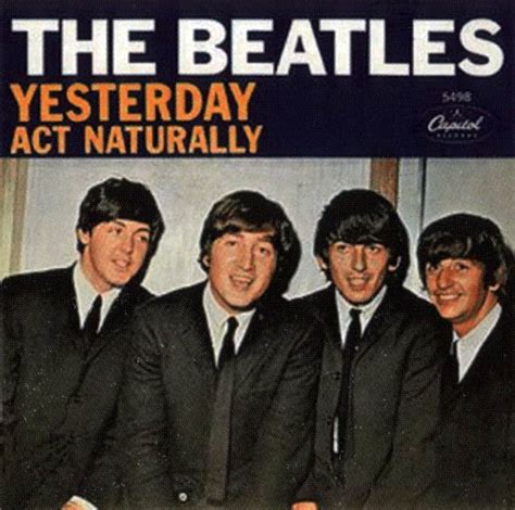 Yesterday single artwork – USA | The Beatles Bible