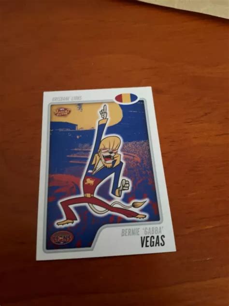 2009 AFL HERALD Sun Card Brisbane Lions Mascot - Bernie 'Gabba' Vegas ...