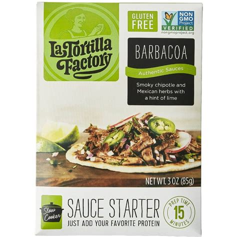 La Tortilla Factory, Barbacoa Slow Cooker Sauce Starter, 3oz - Walmart ...