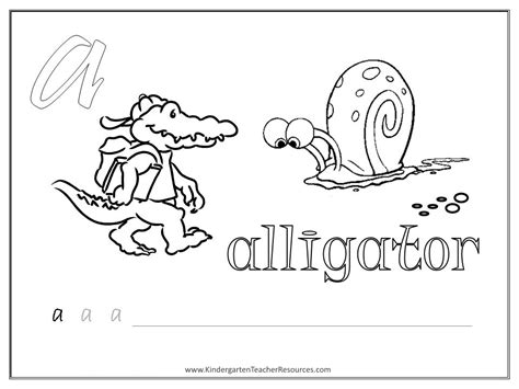 SpongeBob Alphabet Worksheets - Lowercase Letters