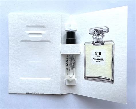 Free CHANEL N°5 L’EAU Perfume Sample - Singapore Deals & Freebies