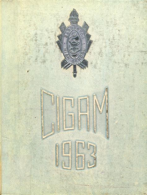 1963 yearbook from Barberton High School from Barberton, Ohio