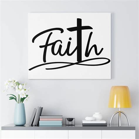 Trinx Faith Christian Wall Art Print Ready to Hang | Wayfair