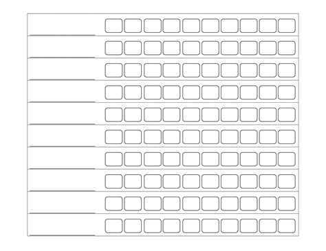 Printable Behavior Chart Template