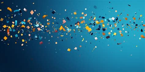 Premium AI Image | confetti celebration party illustration background