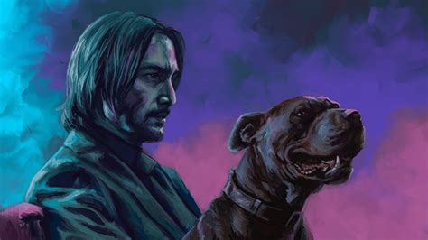 John Wick With Dog Art, HD Movies, 4k Wallpapers, Images, Backgrounds, Photos and Pictures