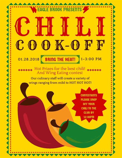 Chili Cook-Off and Wing Eating Contest | Eagle Brook Country Club ...