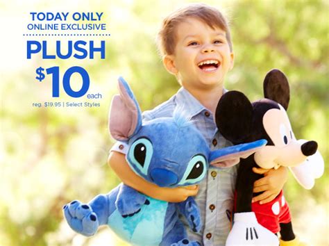 Disney Store: Plush Toys, $10 :: Southern Savers