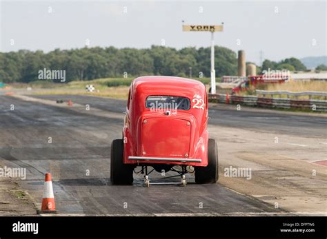 1960's gasser style ford pop popular drag car Stock Photo: 61353410 - Alamy