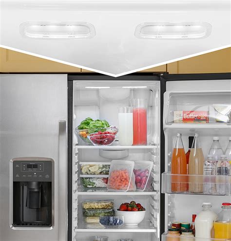 Best Buy: GE 25.3 Cu. Ft. Side-by-Side Refrigerator with External Ice ...