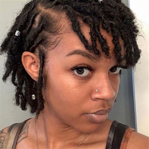 retwist and edge control | Short locs hairstyles, Short natural hair styles, Locs hairstyles