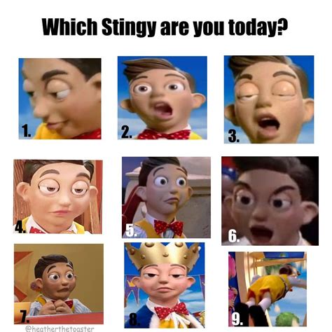 Which Stingy are you today?
