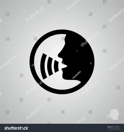 Talking Icon Stock Vector (Royalty Free) 161559971 | Shutterstock