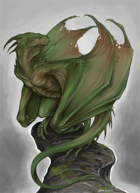 Green Wyvern by Childofdune | Wyvern, Dragon pictures, Fantasy dragons