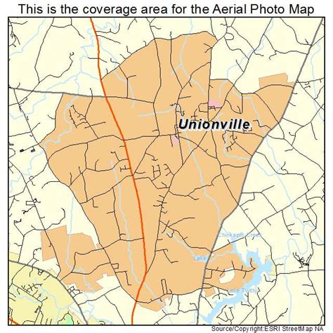 Aerial Photography Map of Unionville, NC North Carolina