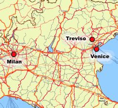 Treviso Map and Treviso Satellite Images