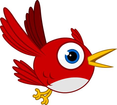 Bird Animation - Bird Cartoon Gif Png Clipart - Full Size Clipart (#5756246) - PinClipart