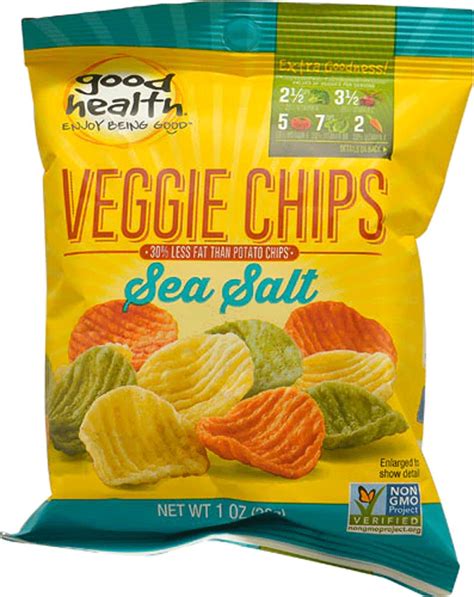 Good Health Veggie Chips Sea Salted for Healthier Snacking on the Job