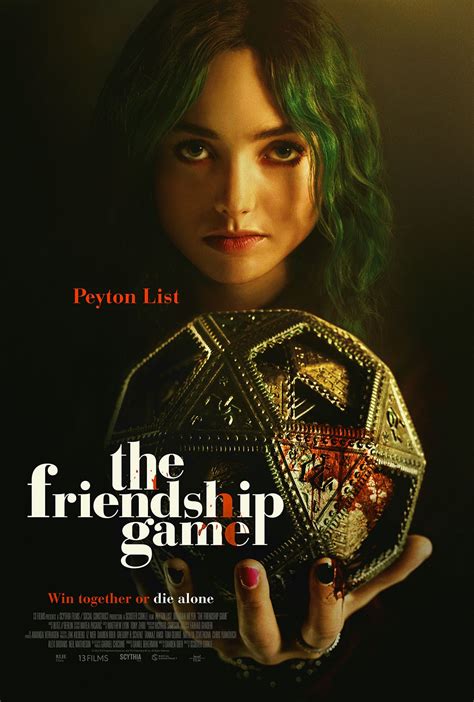 Friendship Game Poster Reveals Peyton List's New Bloody Sci-Fi Thriller