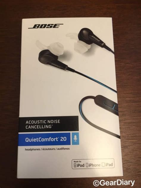 Bose QuietComfort 20 In-Ear Headphones Review | GearDiary