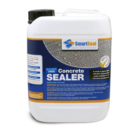 Clear Concrete Sealer | Best Concrete Sealer | Concrete Floor Sealer - Smartseal