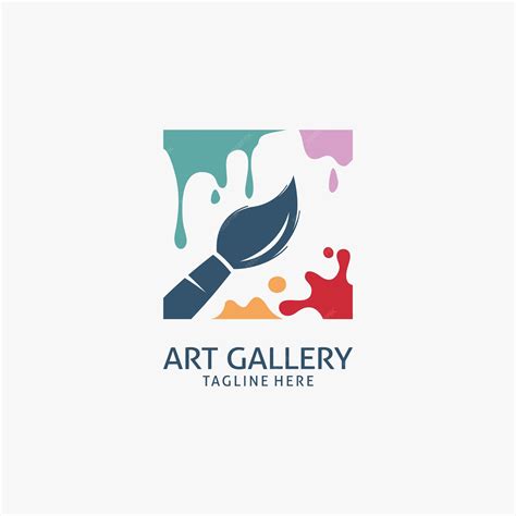 Premium Vector | Art gallery logo design