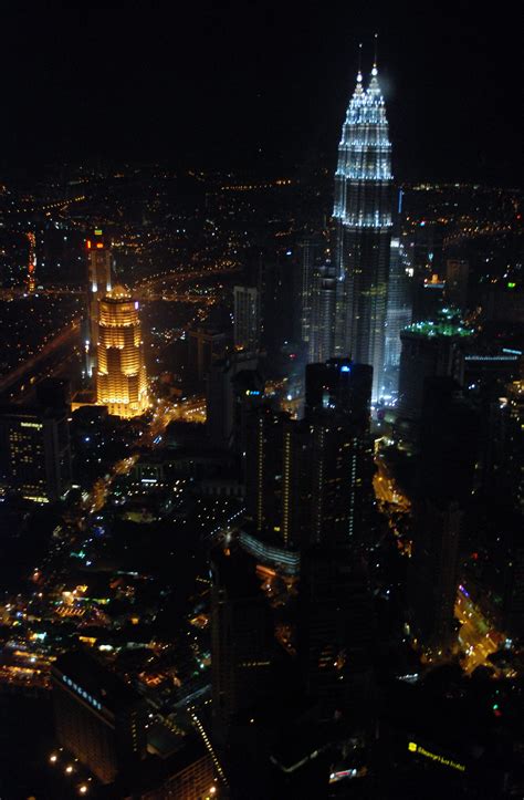 Night View from Kuala Lumpur Tower, Malaysia. | City view night ...