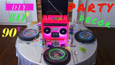 Diy 80s Party Decorations