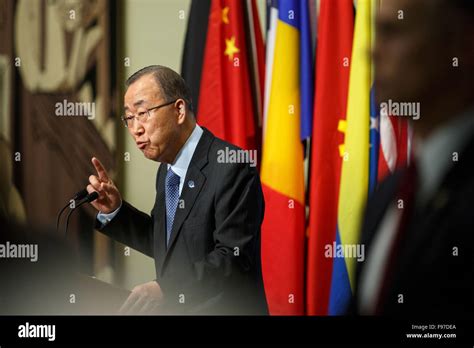 New York, USA. 14th Dec, 2015. United Nations Secretary-General Ban Ki ...