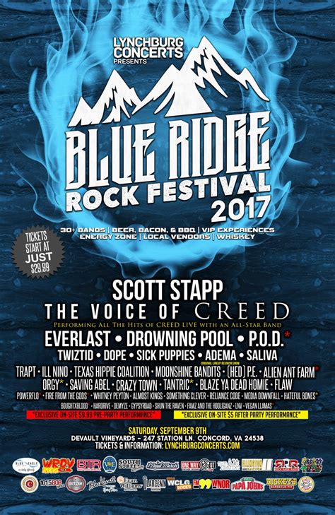 LYNCHBURG CONCERTS AND PHASE 2 ANNOUNCE THAT BLUE RIDGE ROCK FESTIVAL ...