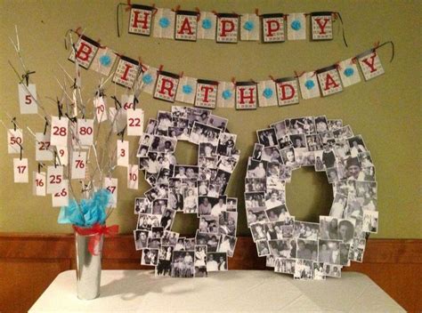 45 best DAD'S 80TH BIRTHDAY CELEBRATION images on Pinterest | 80th birthday parties, Birthday ...