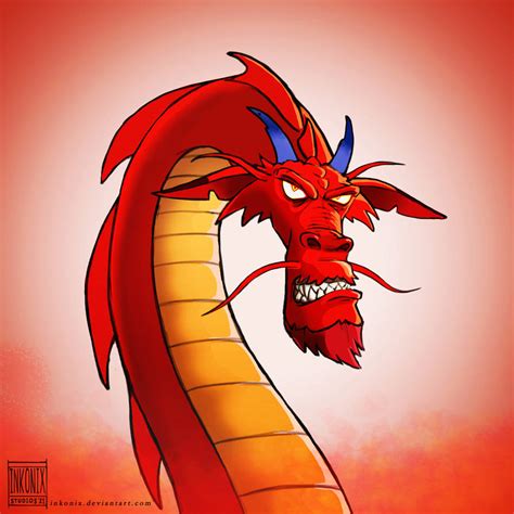 ARToberfest Day 14 - Mushu is the Great Dragon by Inkonix on DeviantArt