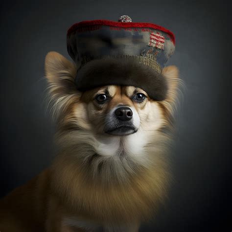 Premium Photo | Dog wearing a hat