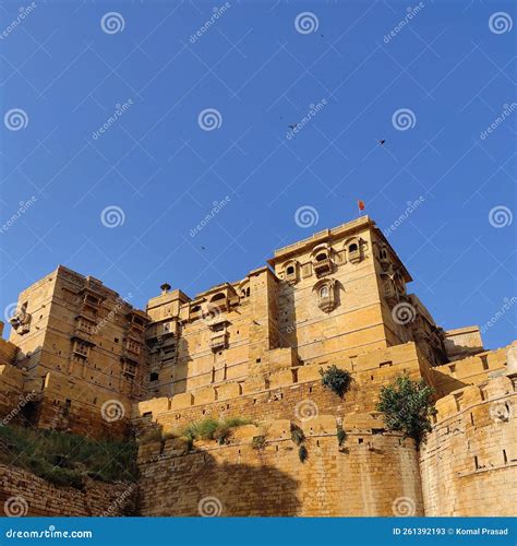 Jaisalmer Fort is Situated in the City of Jaisalmer, in the Indian State of Rajasthan Stock ...