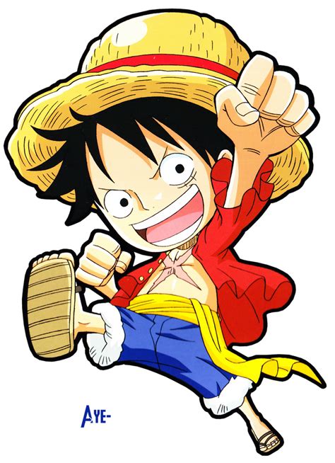 Luffy Chibi Render by YeYe-Chan on DeviantArt