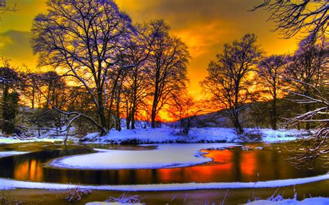 Winter Sunset Wallpapers - Wallpaper Cave