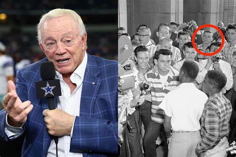 Cowboys Owner Jerry Jones Spotted in 1957 Photo of White Students Blocking Black Students From ...