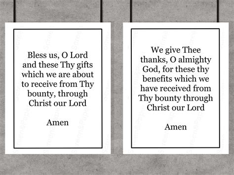 Catholic Before and After Meal Prayer Digital Download Navy | Etsy