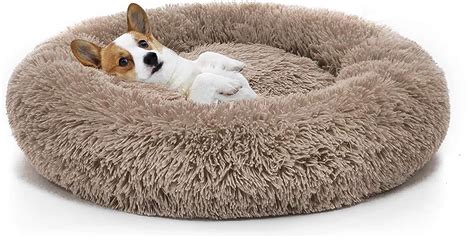 perpets Orthopedic Dog Bed Comfortable Donut Cuddler Round Dog Bed ...