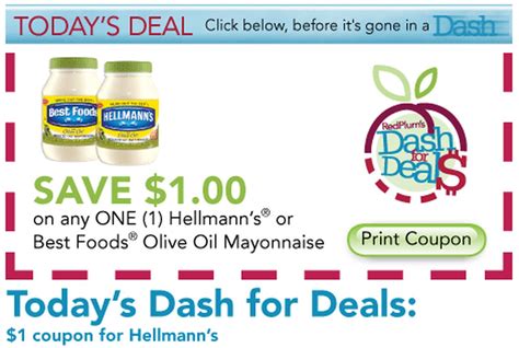 $1 off Hellman's Printable Coupon - al.com