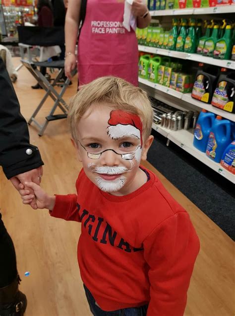Christmas face paints. Face Painting Images, Face Painting For Boys, Face Painting Easy, Face ...
