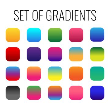 Bright Color Gradient PNG Transparent Images Free Download | Vector ...