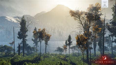 My Custom map design ( Forest ) on Cryengine :: Behance