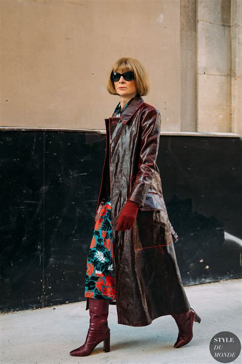 Haute Couture Spring 2020 Street Style: Anna Wintour - STYLE DU MONDE ...